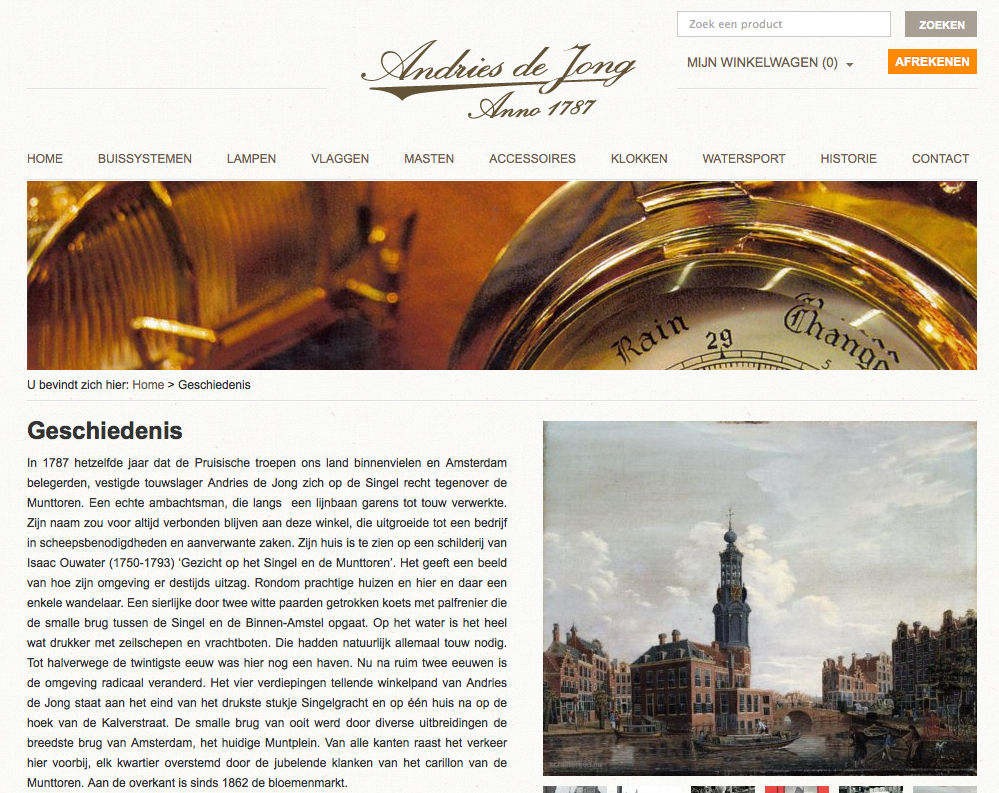 Andries de Jong website